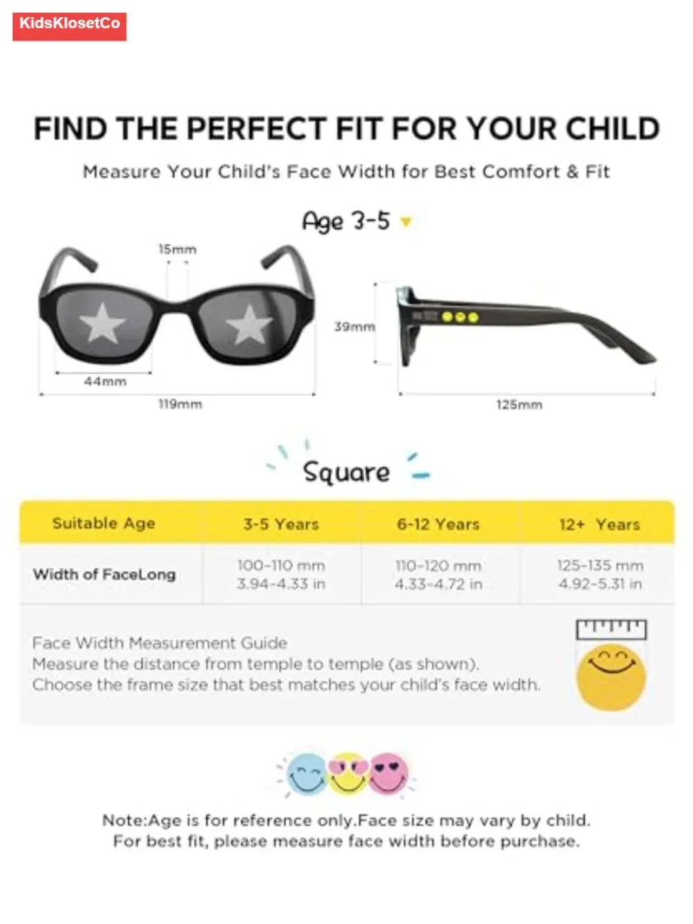 Kids Polarized Sunglasses UV400 Protection TR90 Frame Teen Shades